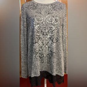 New Directions Sweater with rhinestones